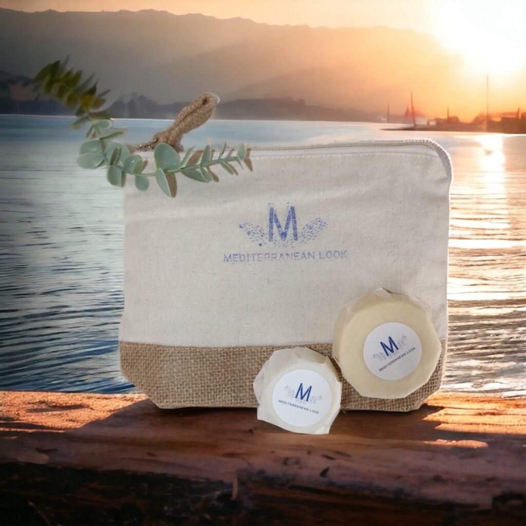 Neceser con champu seco natural